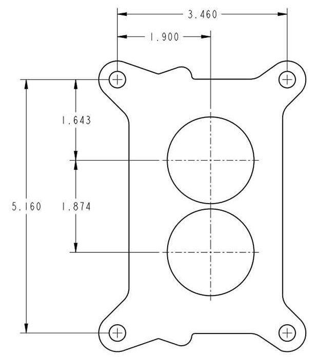 Holley 350 CFM 2-Barrel Street Avenger Carburettor (HO0-80350)