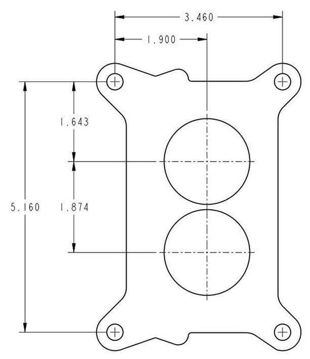 Holley 500 CFM 2-Barrel Street Avenger Carburettor (HO0-80500)