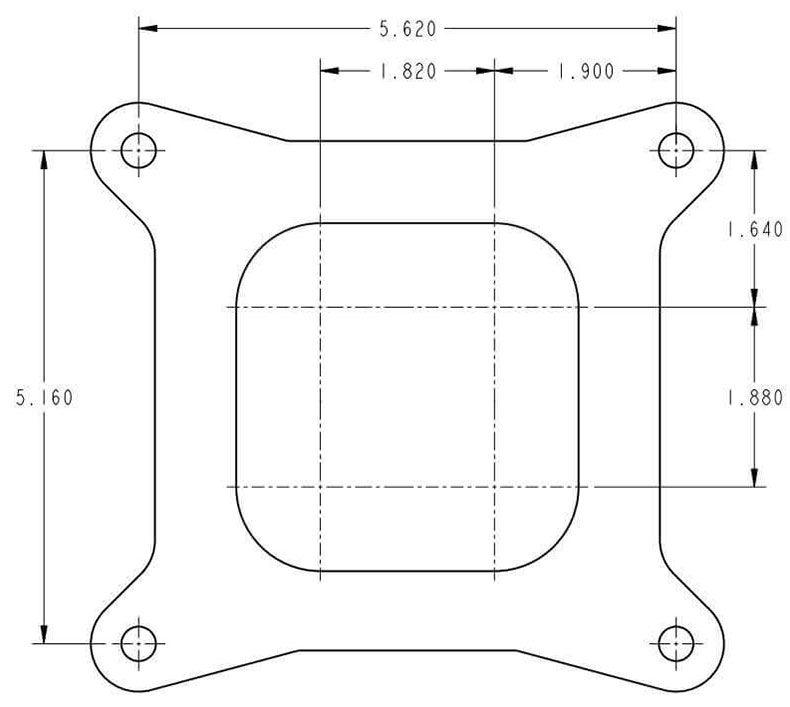 Holley 750 CFM 4-Barrel Street Carburettor - V-Bore (HO0-80508S)
