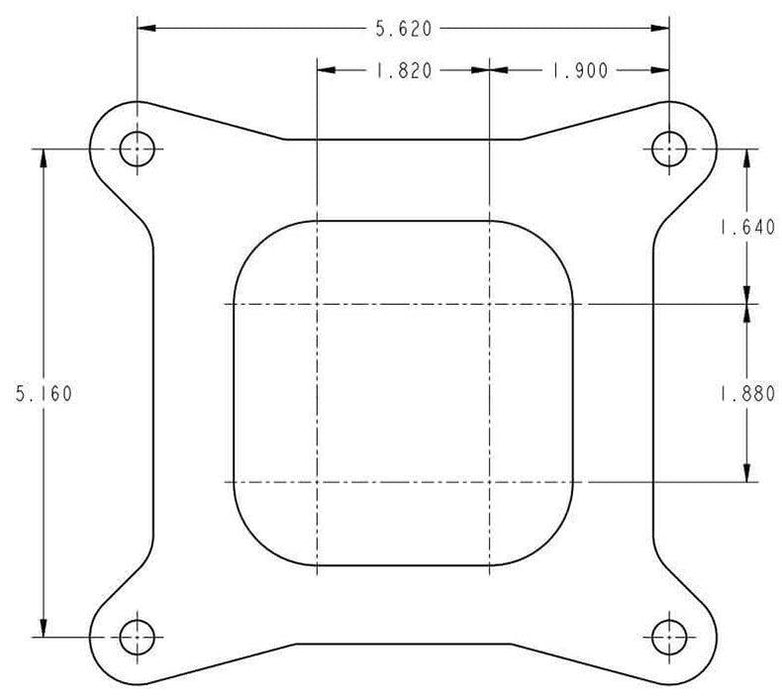 Holley 750 CFM 4-Barrel Street Carburettor - V-Bore (HO0-80508S)