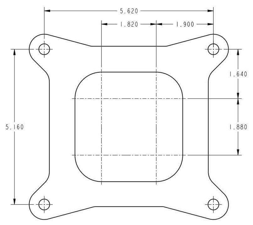 Holley 750 CFM 4-Barrel HP Series Race Carburettor - Methanol (HO0-80535-1)