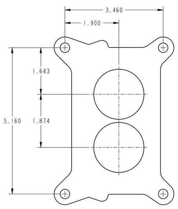 Holley 350 CFM 2-Barrel Keith Dorton HP Series Race Carburettor (HO0-80787-1)