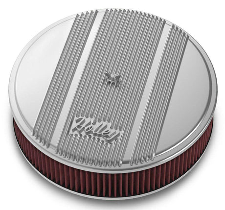 Holley Vintage Series Finned Aluminium Air Cleaner (HO120-151) HO120-151
