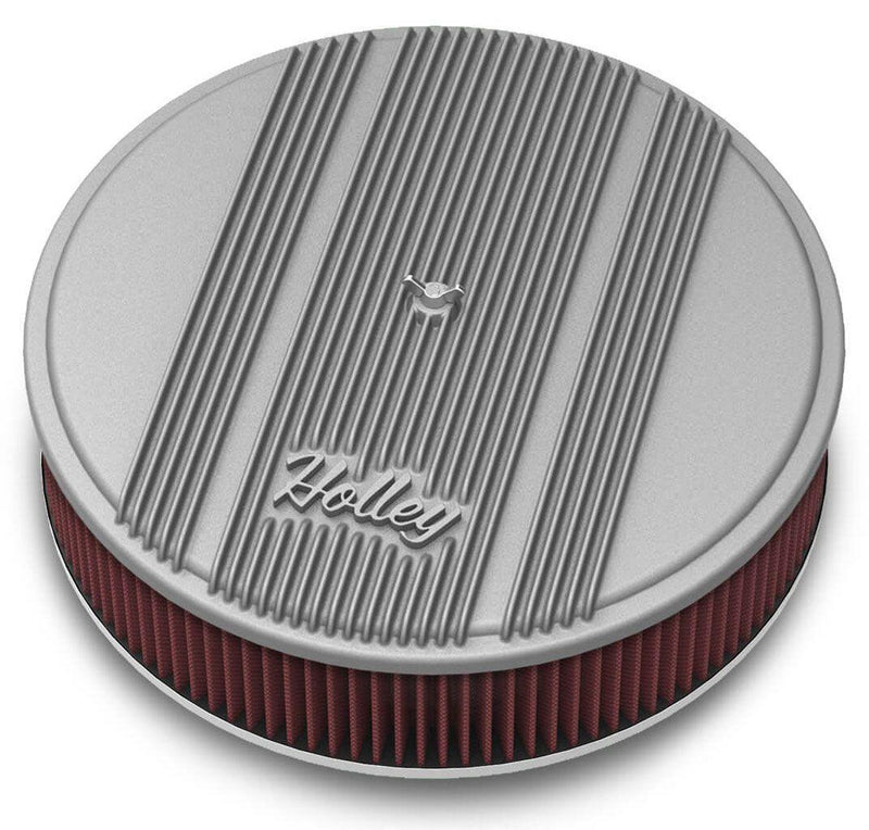 Holley Vintage Series Finned Aluminium Air Cleaner (HO120-160) HO120-160