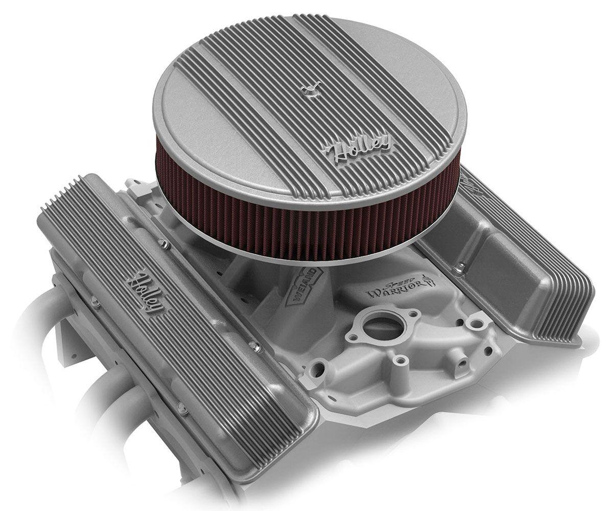 Holley Vintage Series Finned Aluminium Air Cleaner (HO120-160)