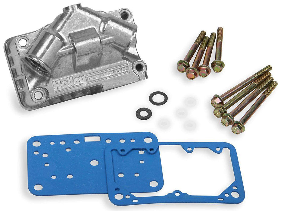 Holley Replacement Secondary Fuel Bowl Kit Center Hung Float Style - Shiny Finish (HO134-102S)