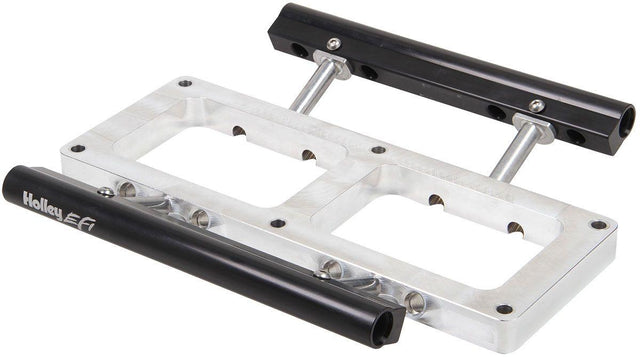 Holley Supercharger Injector Spacer with EFI Rails (HO17-92) HO17-92