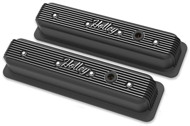 Holley Vintage Series Fined Valve Covers (HO241-247) HO241-247