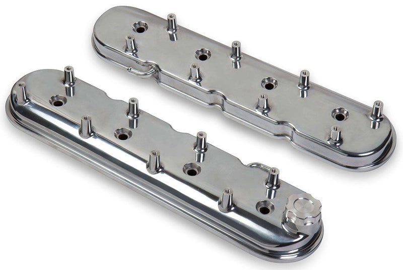 Holley Polished Aluminium Valve Covers (HO241-90) HO241-90