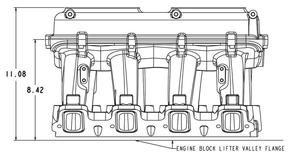 Holley LS3/L92 Hi-Ram Intake Manifold (HO300-112)