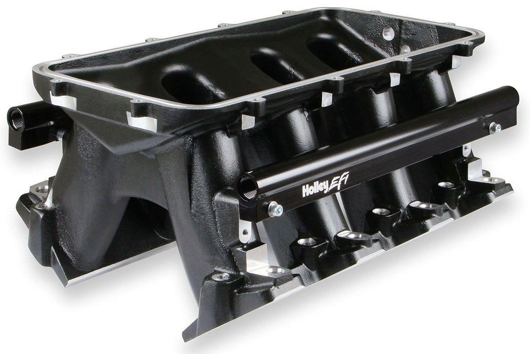 Holley LS3/L92 Hi-Ram Intake Manifold - Black (HO300-117BK)