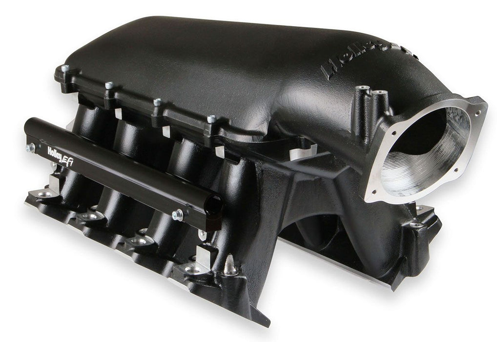 Holley LS3/L92 Hi-Ram Intake Manifold - Black (HO300-117BK)