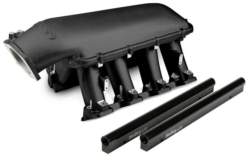 Holley LS1/LS2/LS6 Hi-Ram Intake Manifold - Black (HO300-122BK) HO300-122BK