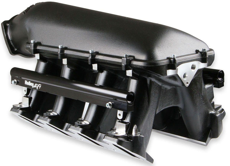 Holley LS1/LS2/LS6 Hi-Ram Intake Manifold - Black (HO300-122BK)