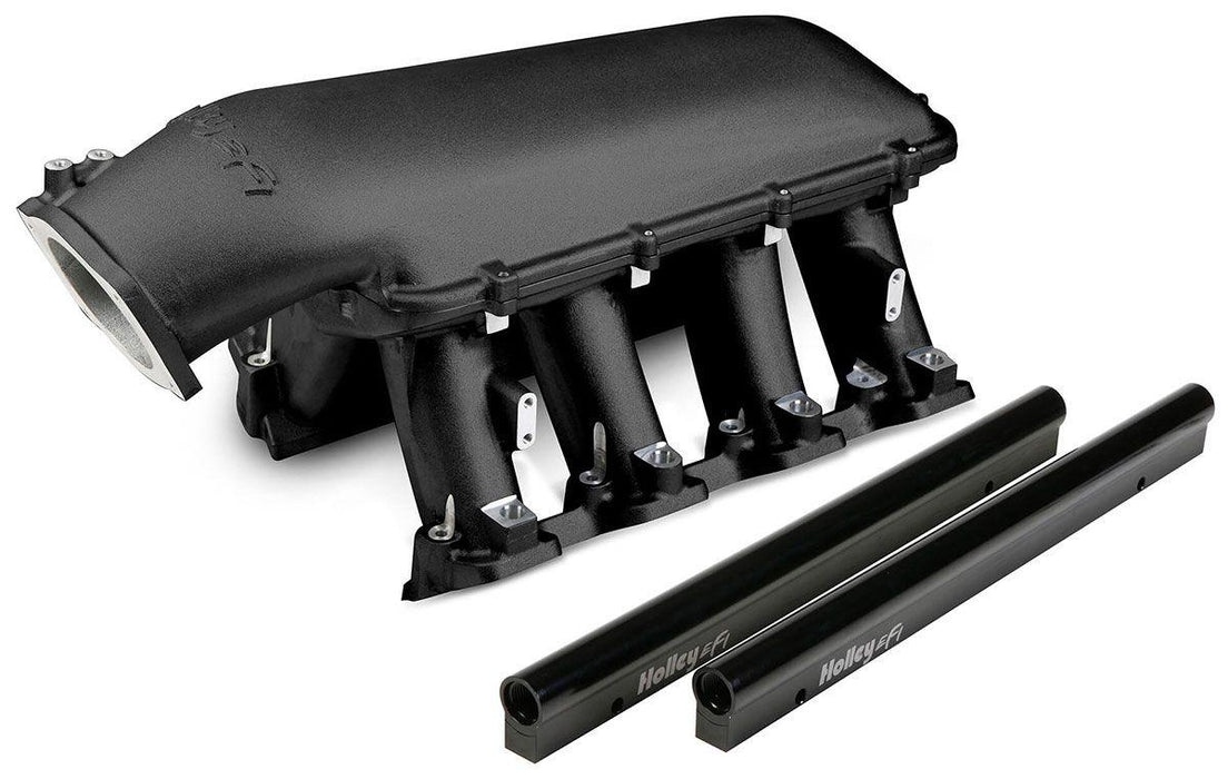 Holley LS1/LS2/LS6 Hi-Ram Intake Manifold - Black (HO300-122BK)