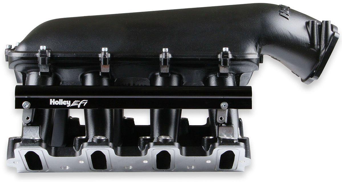 Holley LS1/LS2/LS6 Hi-Ram Intake Manifold - Black (HO300-122BK)