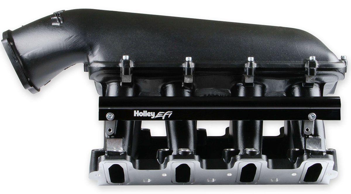 Holley LS1/LS2/LS6 Hi-Ram Intake Manifold - Black (HO300-122BK)