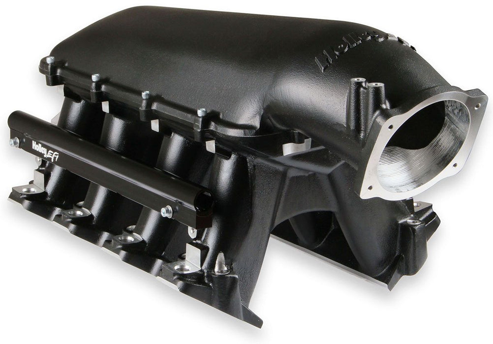 Holley LS1/LS2/LS6 Hi-Ram Intake Manifold - Black (HO300-122BK)