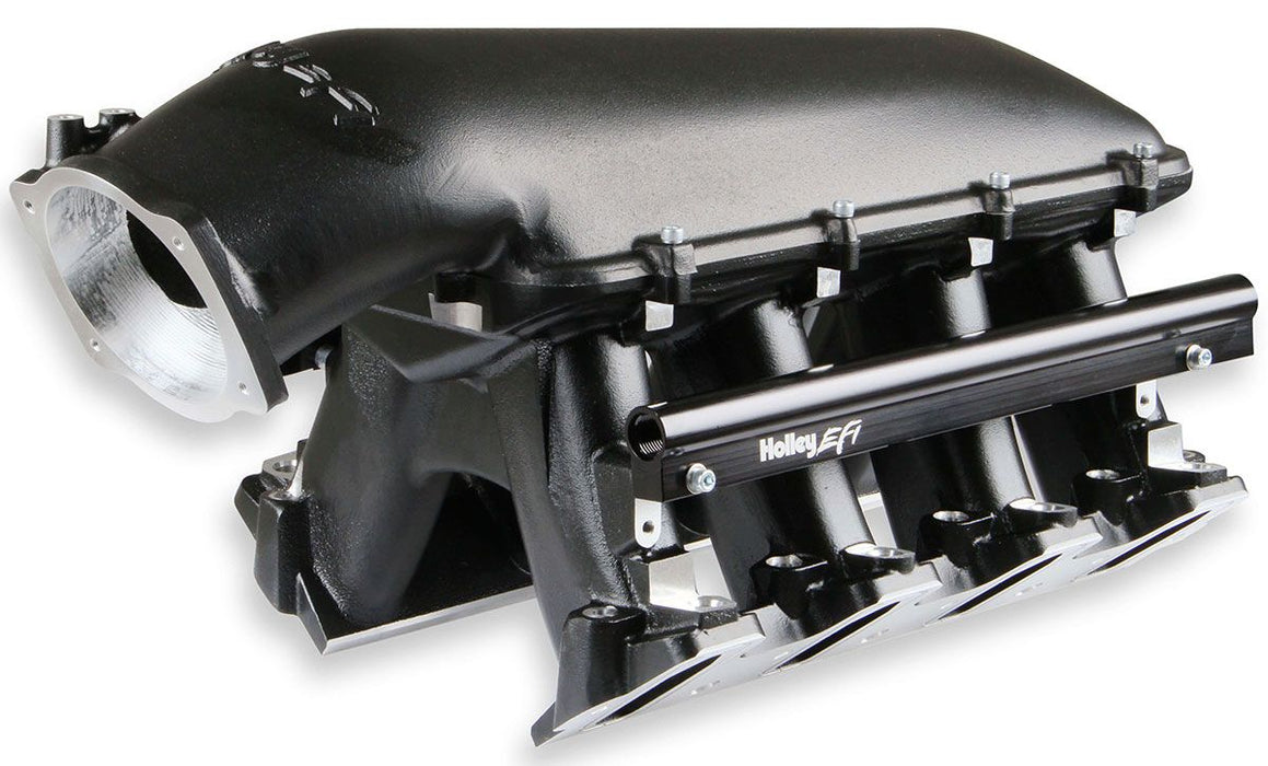 Holley LS1/LS2/LS6 Hi-Ram Intake Manifold - Black (HO300-122BK)