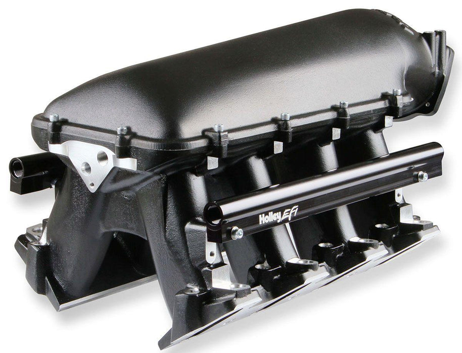 Holley LS1/LS2/LS6 Hi-Ram Intake Manifold - Black (HO300-123BK)