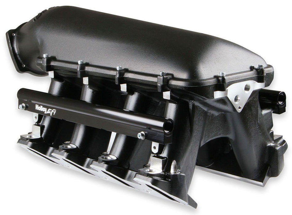 Holley LS1/LS2/LS6 Hi-Ram Intake Manifold - Black (HO300-123BK)