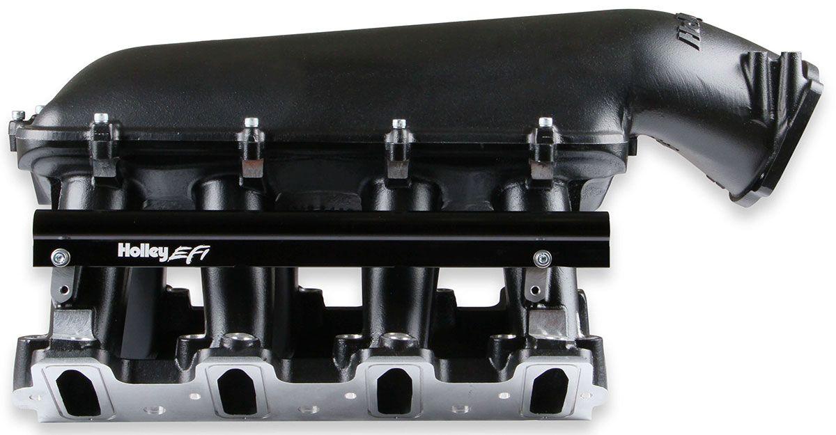 Holley LS1/LS2/LS6 Hi-Ram Intake Manifold - Black (HO300-123BK)