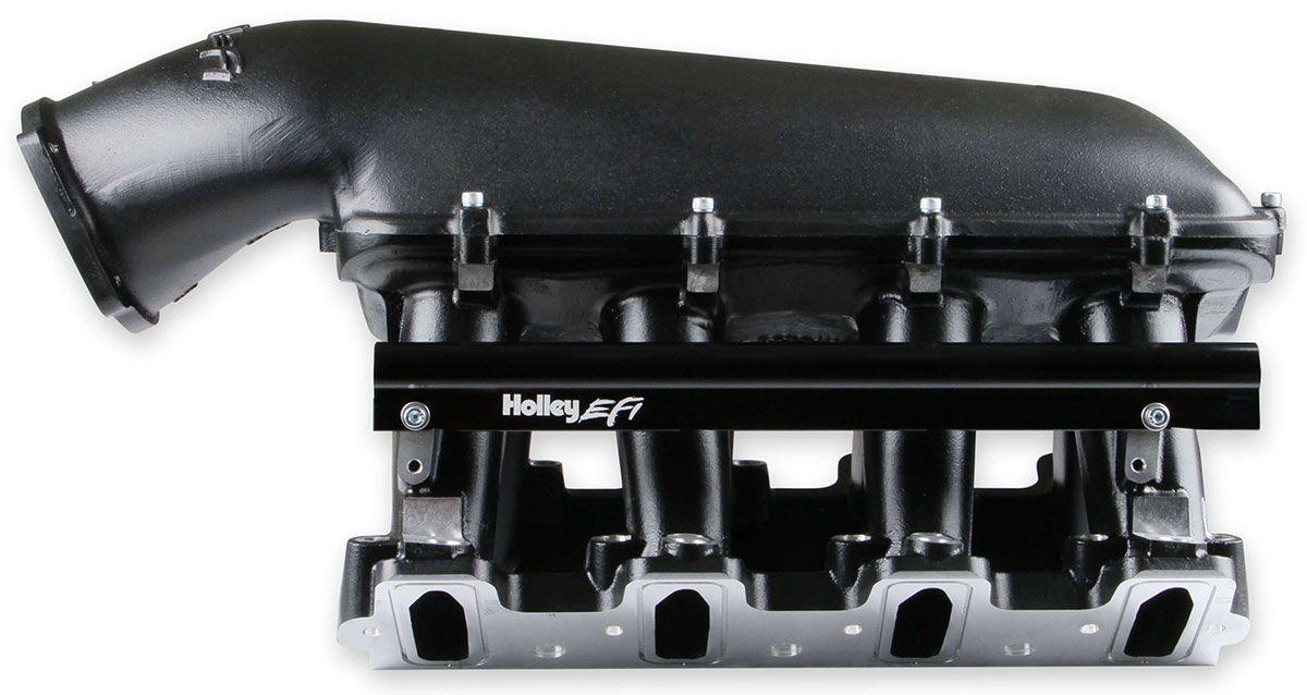 Holley LS1/LS2/LS6 Hi-Ram Intake Manifold - Black (HO300-123BK)