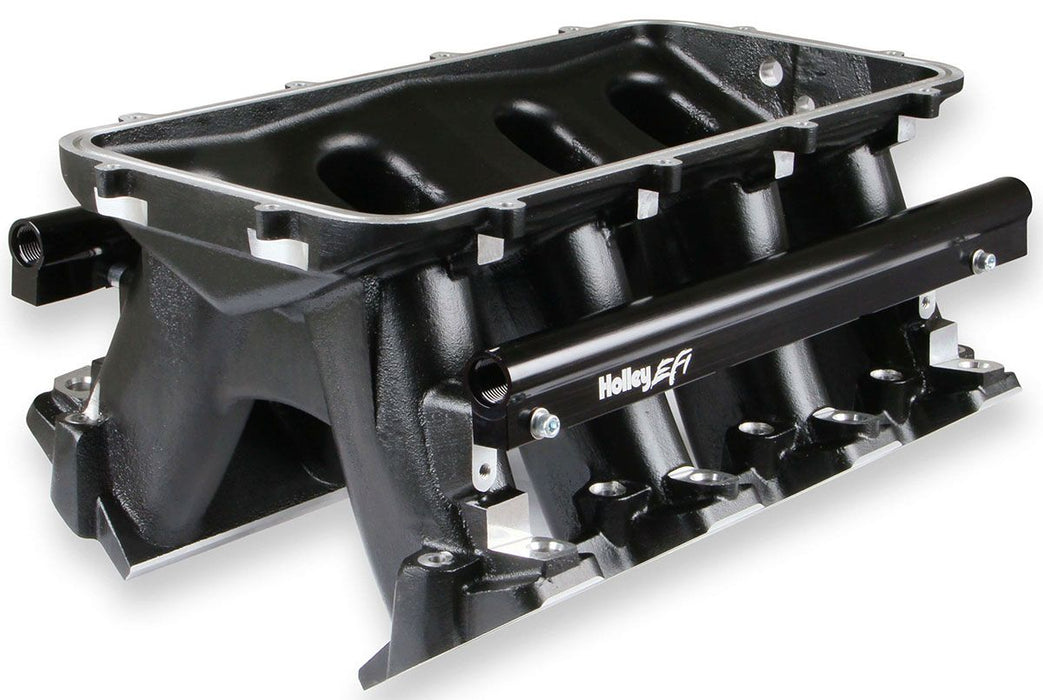 Holley LS1/LS2/LS6 Hi-Ram Intake Manifold - Black (HO300-123BK)