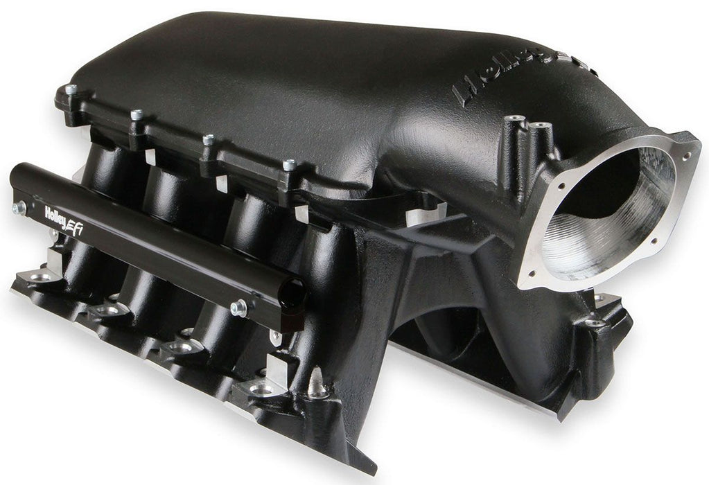 Holley LS1/LS2/LS6 Hi-Ram Intake Manifold - Black (HO300-123BK)