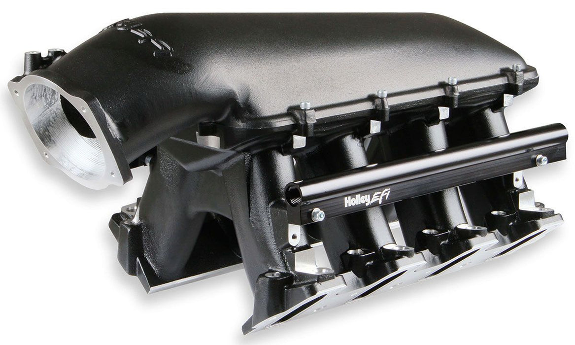 Holley LS1/LS2/LS6 Hi-Ram Intake Manifold - Black (HO300-123BK)