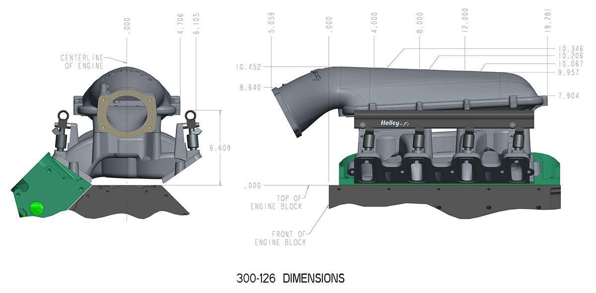 Holley LS1/LS2/LS6 Mid-Rise EFI Intake Manifold (HO300-127)