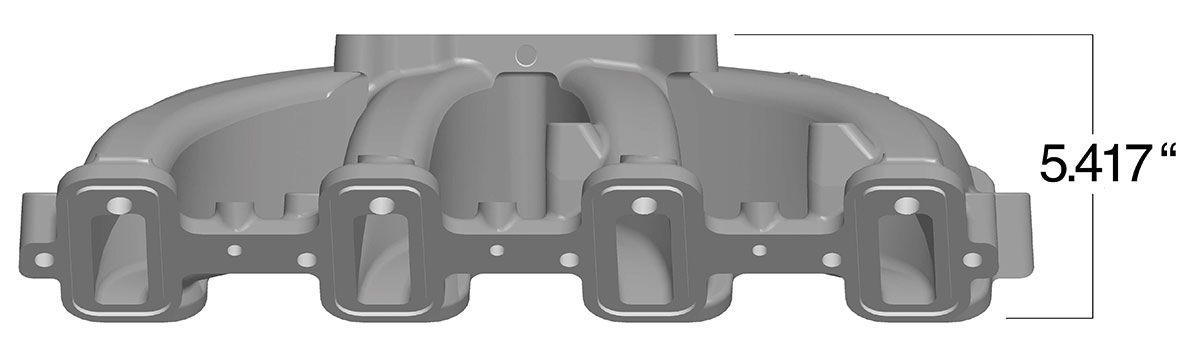 Holley LS1/LS2/LS6 Single Plane Mid Rise Intake Manifold (HO300-132)