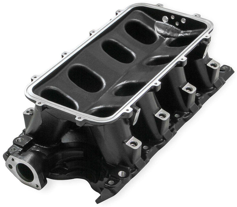 Holley Ford 351 Windsor Hi-Ram EFI Manifold - Black (HO300-241BK)