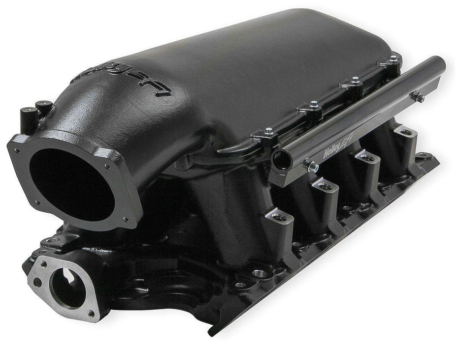 Holley Ford 351 Windsor Hi-Ram EFI Manifold - Black (HO300-241BK)