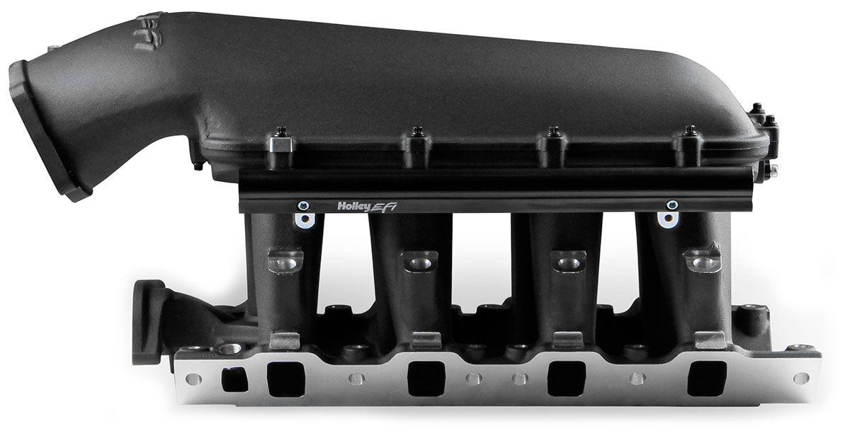 Holley 8.2" SBF Ford Hi-Ram Intake Manifold, Black Finish (HO300-273BK) HO300-273BK
