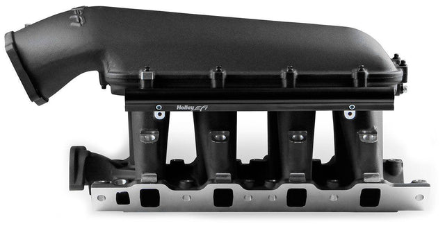 Holley 8.2" SBF Ford Hi-Ram Intake Manifold, Black Finish (HO300-273BK) HO300-273BK