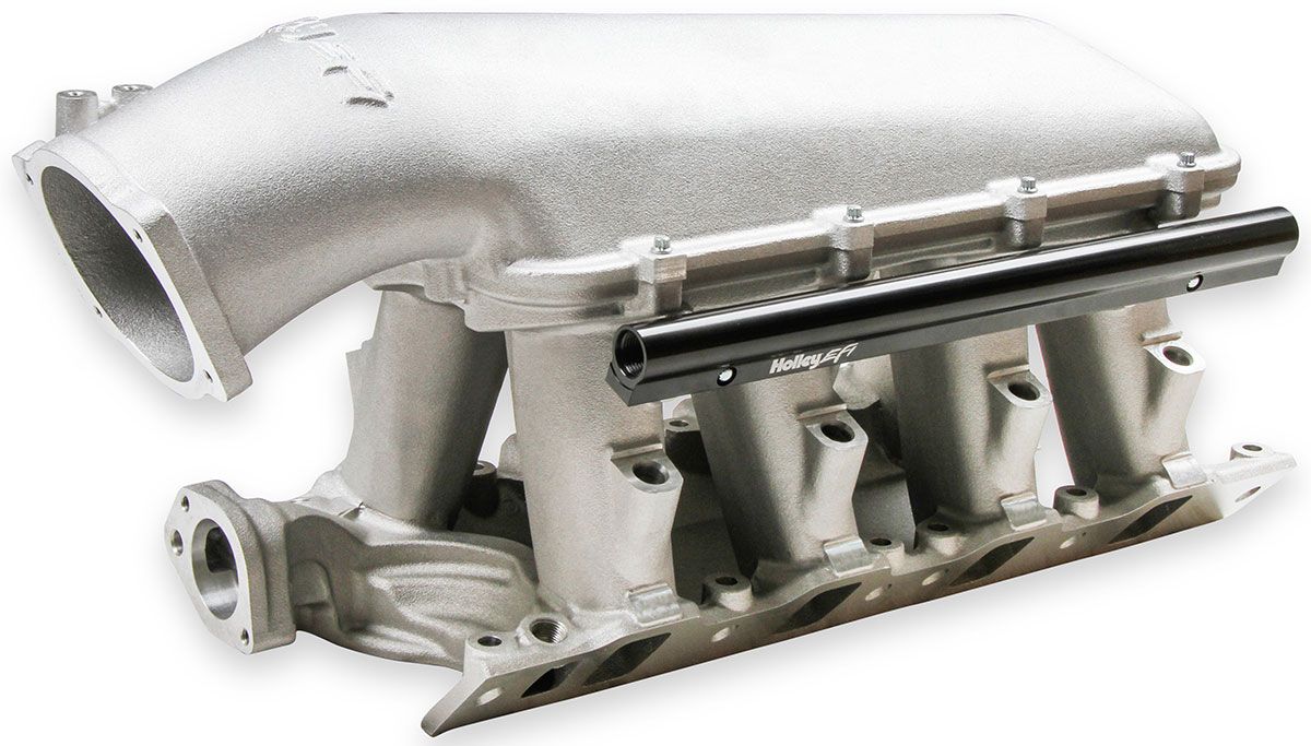 Holley 8.2" SBF Ford Hi-Ram Intake Manifold, Natural Finish (HO300-273)