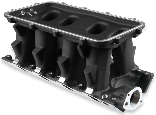 Holley 289-302W Hi-Ram Intake Manifold - Black (HO300-275BK) HO300-275BK
