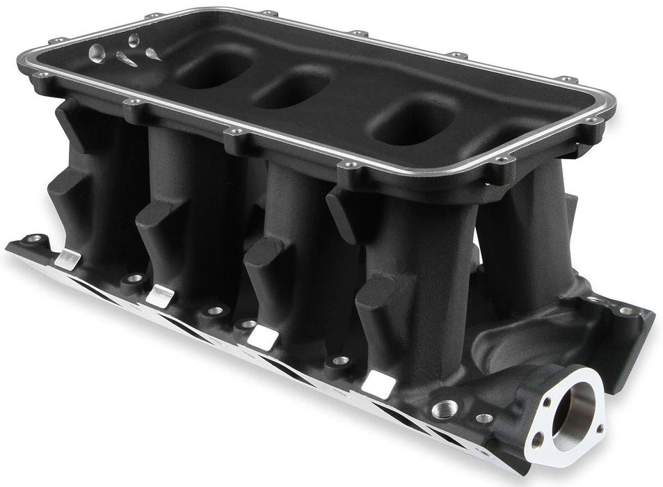 Holley 289-302W Hi-Ram Intake Manifold - Black (HO300-275BK)