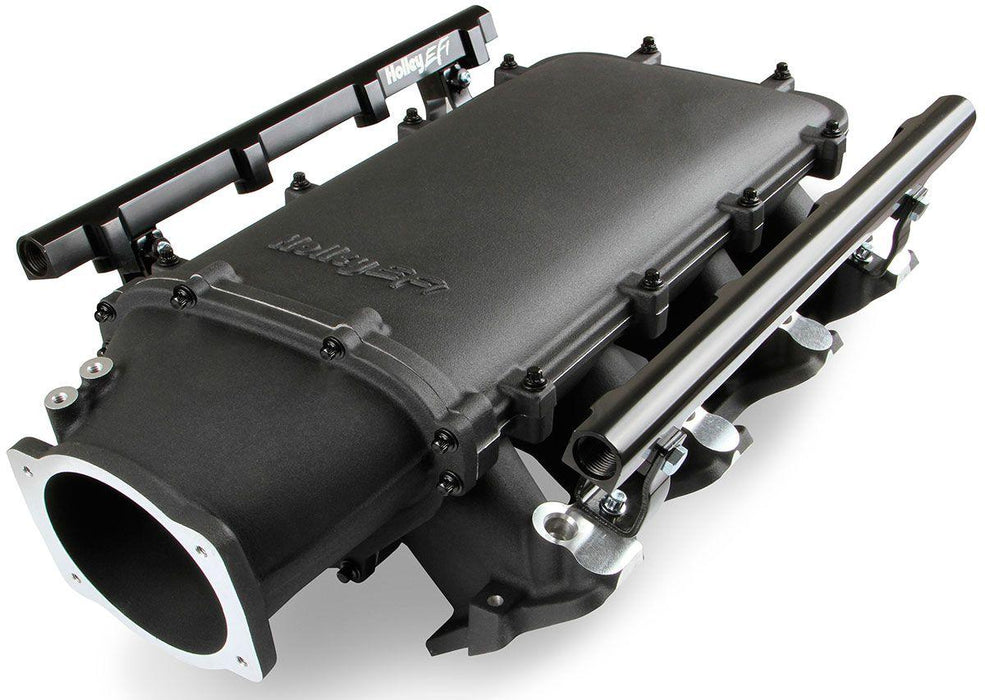 Holley LS1/LS2/LS6 Ultra Lo-Ram EFI Intake Manifold, Black Finish (HO300-621BK)