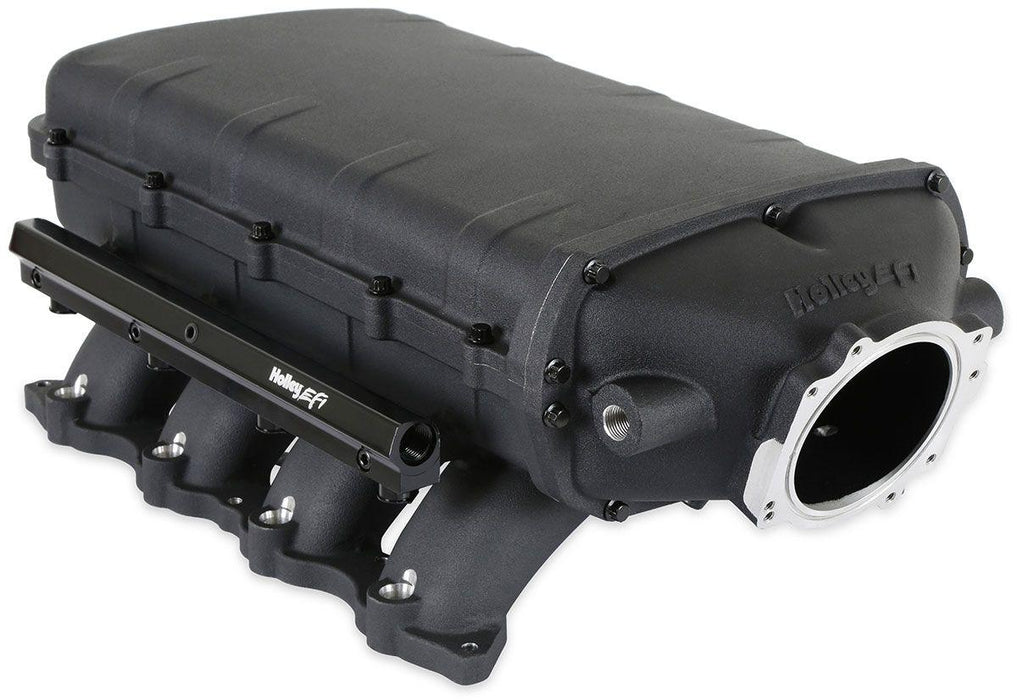 Holley Ultra Lo-Ram Aluminium Intake Manifold, Black (HO300-912BK)