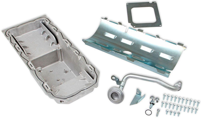 Holley Cast Aluminium Retro Fit Mid Sump Oil Pan (HO302-60) HO302-60