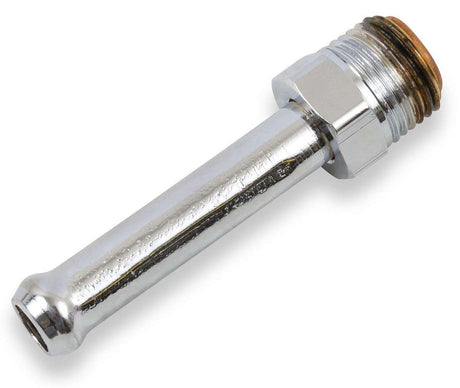 Holley Chrome Universal Straight Fuel Line Fitting (HO34-21) HO34-21