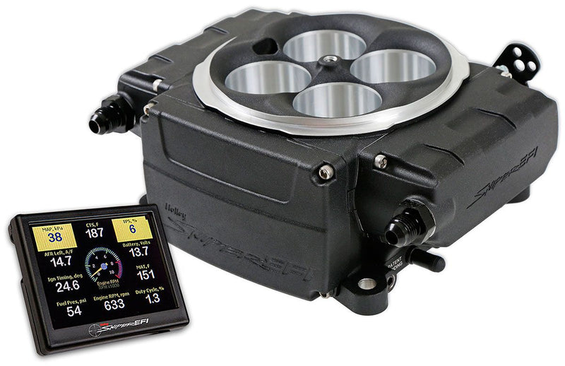 Holley Sniper 2 EFI 4BBL Self Tuning Base Kit, Black (HO550-511-3XX)