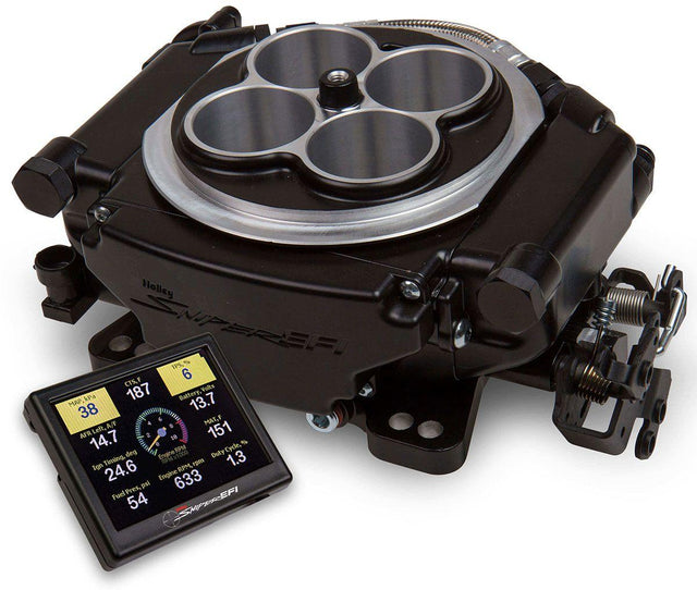 Holley Sniper EFI 4BBL Self Tuning System - Black Finish (HO550-513) HO550-513