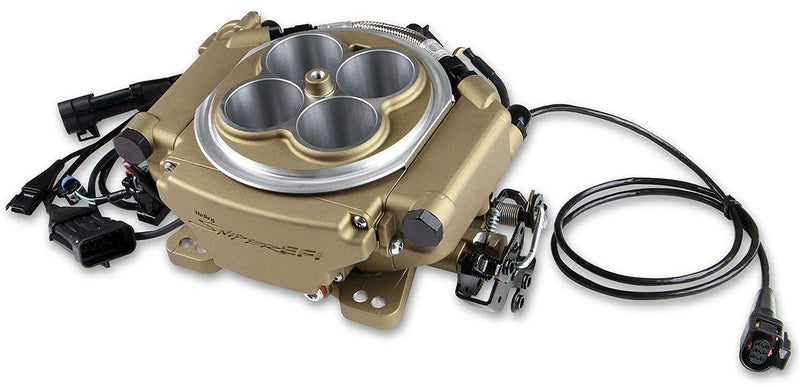 Holley Sniper EFI 4BBL Self Tuning Master Kit - Classic Gold Finish (HO550-516K)
