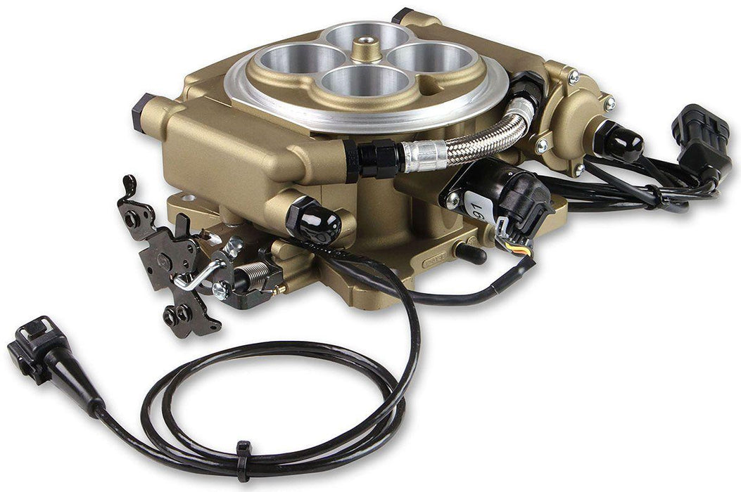 Holley Sniper EFI 4BBL Self Tuning Master Kit - Classic Gold Finish (HO550-516K)