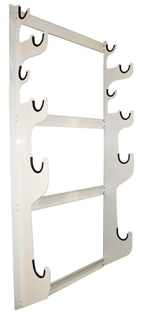 HRP Wall Mount Axle Rack (HRP-6773-WHT) HRP-6773-WHT