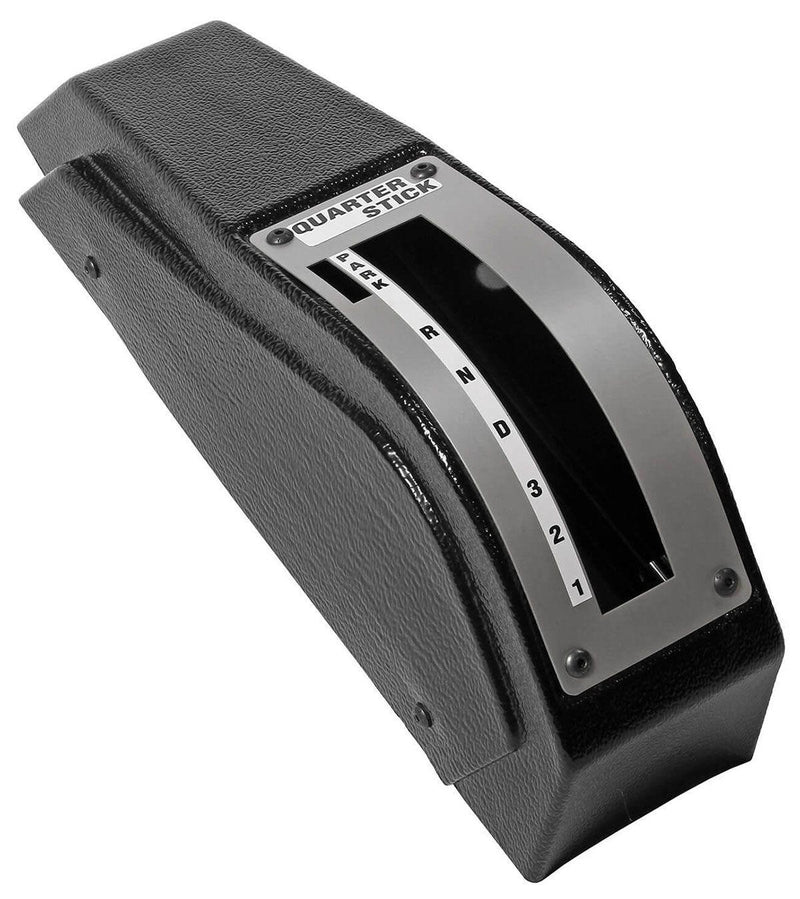 Hurst Shifter Cover, Plastic, Black, Quarter Stick, Each (HU1300055) HU1300055