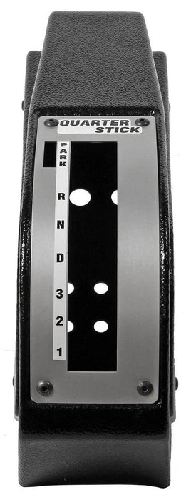 Hurst Shifter Cover, Plastic, Black, Quarter Stick, Each (HU1300055)